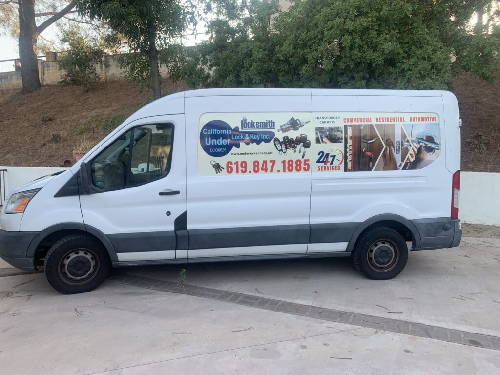 California Under Lock and Key INC providing locksmith services in El Cajon